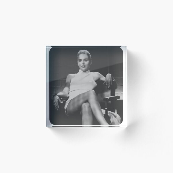 Item preview, Black and white Sharon Stone Basic Instinct designed and sold by Sques87.