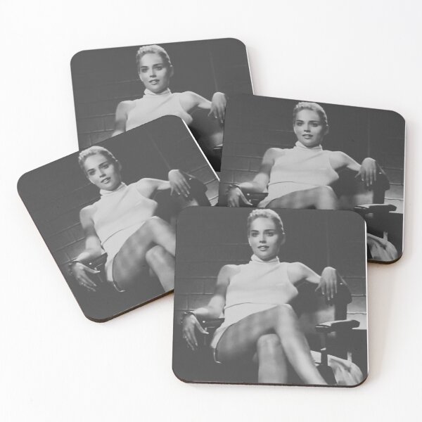 Item preview, Black and white Sharon Stone Basic Instinct designed and sold by Sques87.