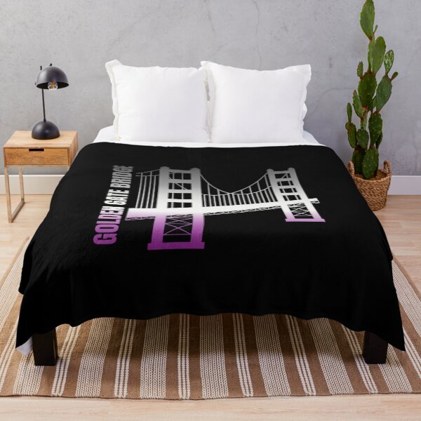 Item preview, Golden Gate Bridge San Francisco graphic, Asexual pride flag graphic, LGBTQ+ graphic, Pride unisex, pride outfit, pride month  designed and sold by PrideBeProud.