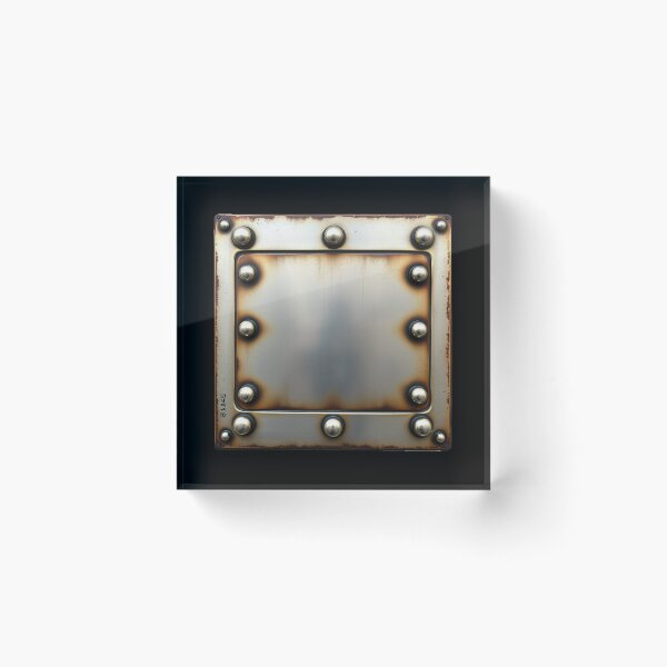 Item preview, Steel plate, Metal, Rivets, Welding designed and sold by Burn-Ego.