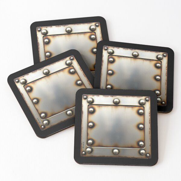 Item preview, Steel plate, Metal, Rivets, Welding designed and sold by Burn-Ego.