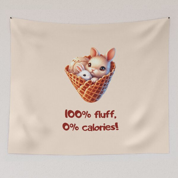 Item preview, 100% fluff, 0% calories! designed and sold by All-Of-Art.