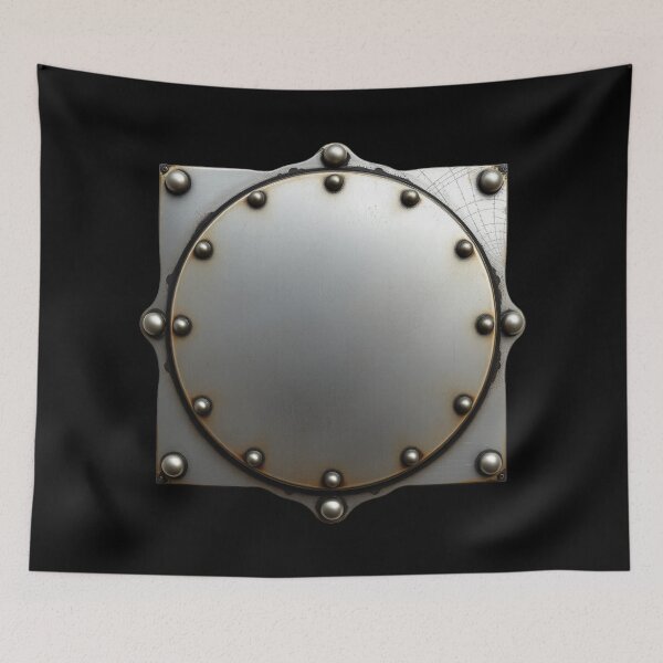 Item preview, Circular Steel plate, Metal, Rivets, Welding designed and sold by Burn-Ego.