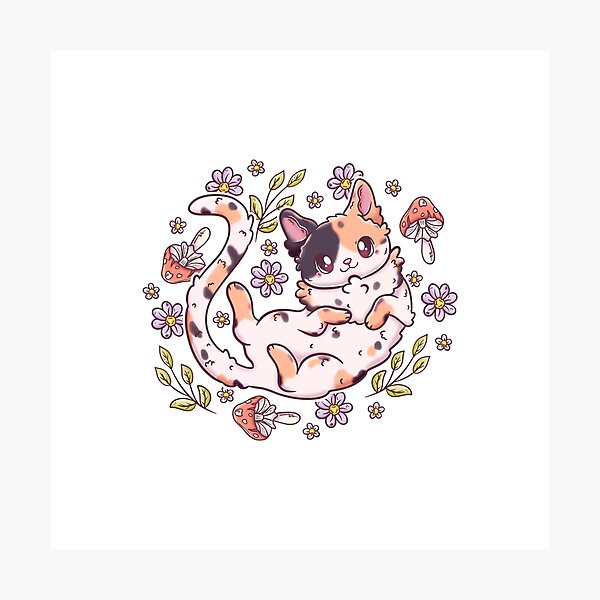 Item preview, Gatito de jardín designed and sold by endymoon.