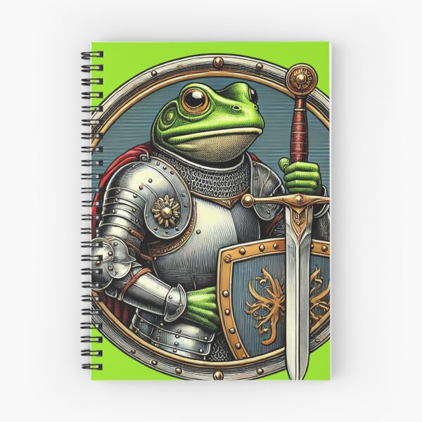 Item preview, Knight Frog - Noble Medieval Warrior Animal designed and sold by Nauert's.