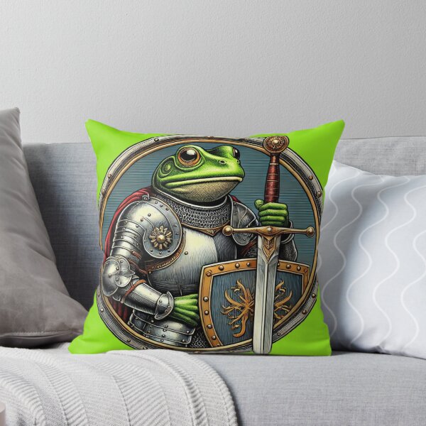 Item preview, Knight Frog - Noble Medieval Warrior Animal designed and sold by Nauert's.