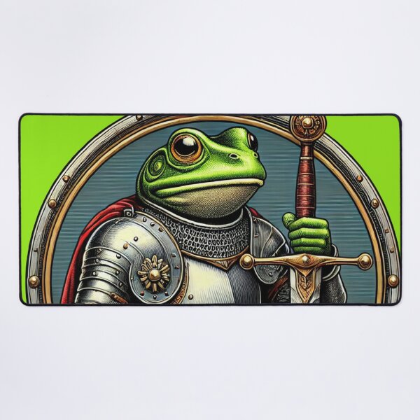 Item preview, Knight Frog - Noble Medieval Warrior Animal designed and sold by Nauert's.