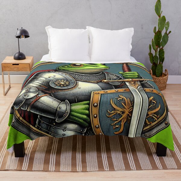 Item preview, Knight Frog - Noble Medieval Warrior Animal designed and sold by Nauert's.
