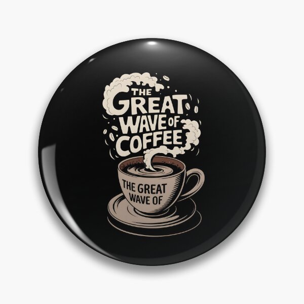 Item preview, The Great Wave Of Coffee designed and sold by Wirtuozo.
