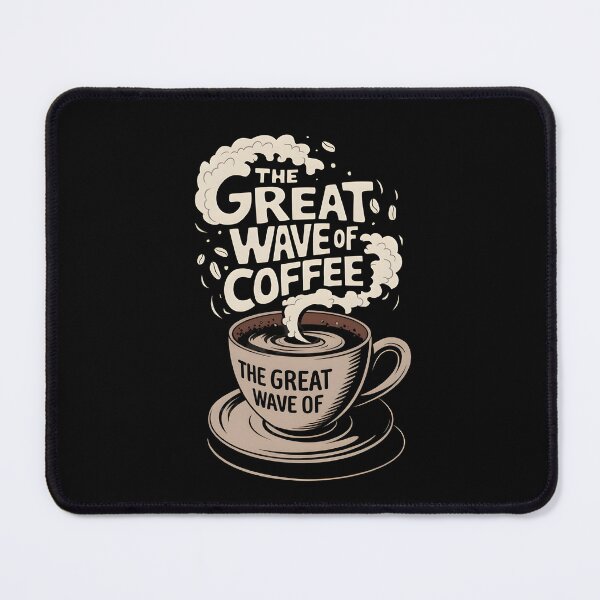 Item preview, The Great Wave Of Coffee designed and sold by Wirtuozo.