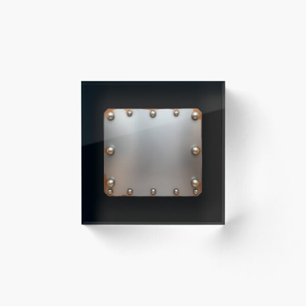 Item preview, Brushed Steel Plate, Rust, Rivets, Welding designed and sold by Burn-Ego.