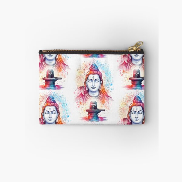 Item preview, Meditative Shiva Watercolour - Maha Shivaratri  designed and sold by InevitableAum.