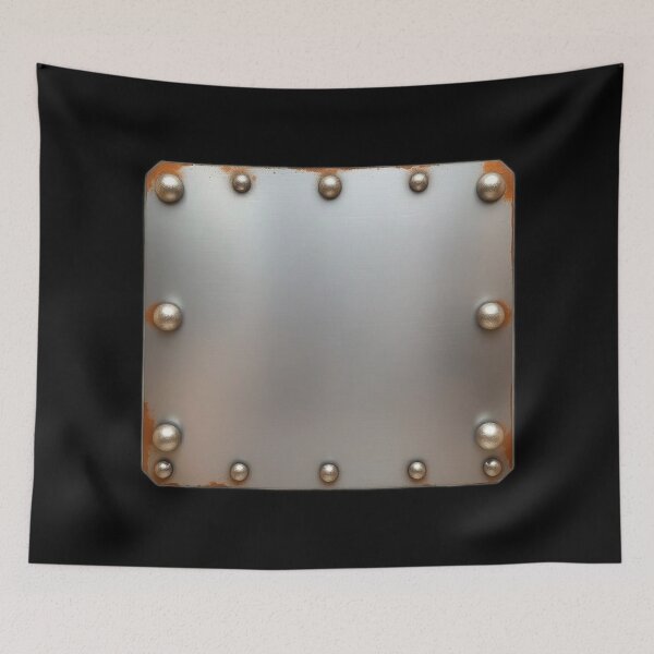 Item preview, Brushed Steel Plate, Rust, Rivets, Welding designed and sold by Burn-Ego.