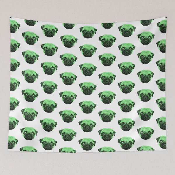 Item preview, Emerald Tuesday Pop Art Pug designed and sold by brodyquixote.