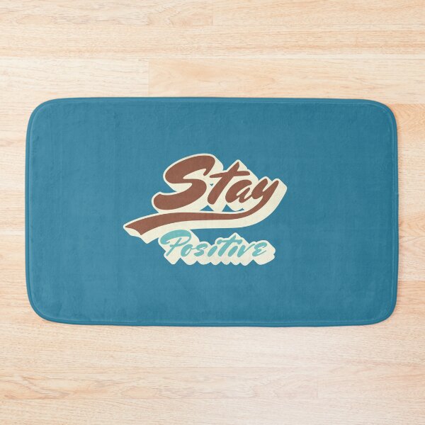 Item preview, Stay Positive Retro Typography designed and sold by trepiu.