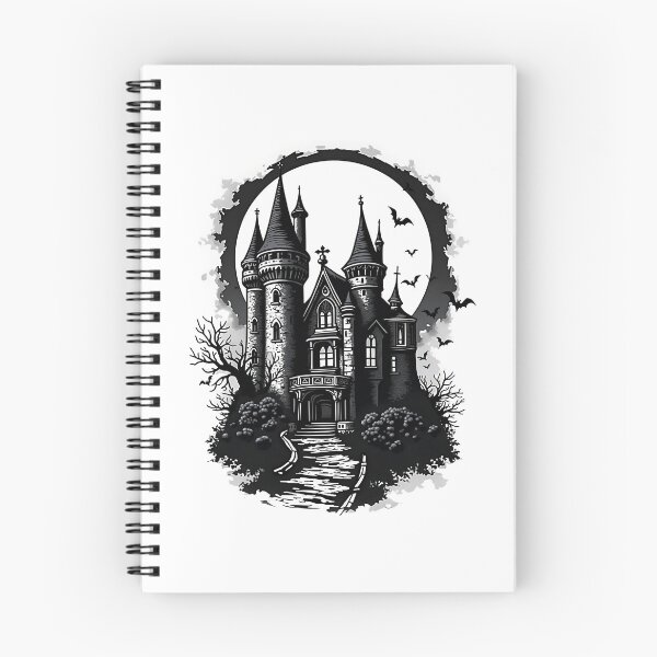 Item preview, Haunted Castle Silhouette designed and sold by VibeTCreations.