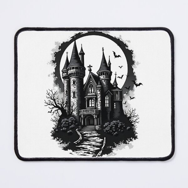 Item preview, Haunted Castle Silhouette designed and sold by VibeTCreations.
