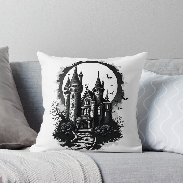 Item preview, Haunted Castle Silhouette designed and sold by VibeTCreations.