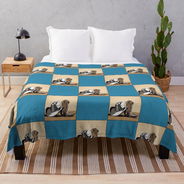 Item preview, Cowboy Blues Patchwork designed and sold by elizabethdancer.