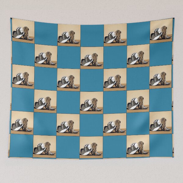 Item preview, Cowboy Blues Patchwork designed and sold by elizabethdancer.