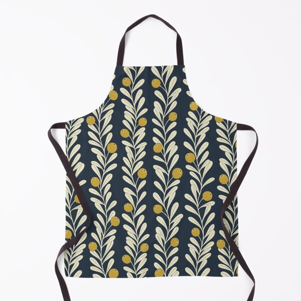 Item preview, Waved fruit vine stripes navy  designed and sold by Handypanda.