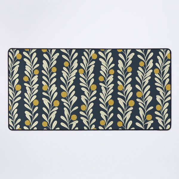 Item preview, Waved fruit vine stripes navy  designed and sold by Handypanda.