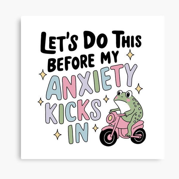 Item preview, Anxiety Frog designed and sold by RileyandRussell.