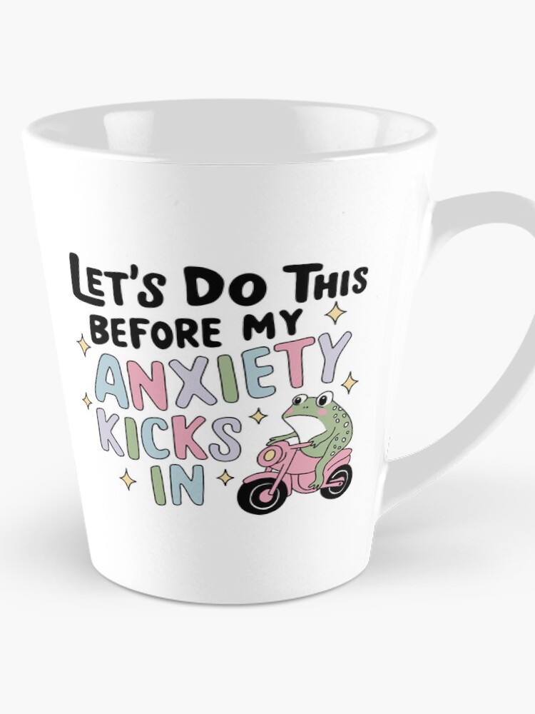 Thumbnail 1 of 4, Coffee Mug, Anxiety Frog designed and sold by RileyandRussell.