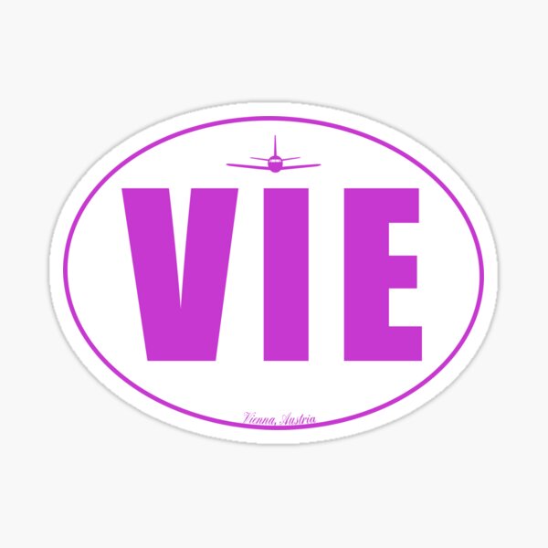 Item preview, VIE Vienna Austria Airport Code designed and sold by Lartheviking.