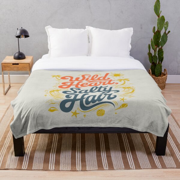 Item preview, Wild Heart, Salty Hair - beach design designed and sold by ArthousePromos.