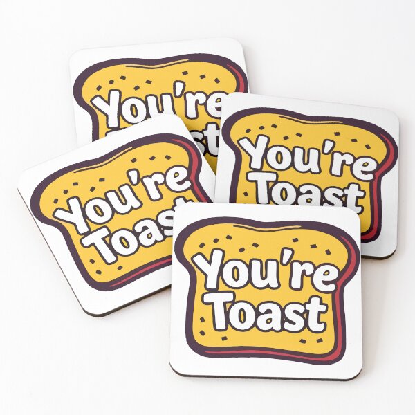 Item preview, You’re Toast – Funny Pun Cartoon French Toast Design designed and sold by CrownedCanvas.