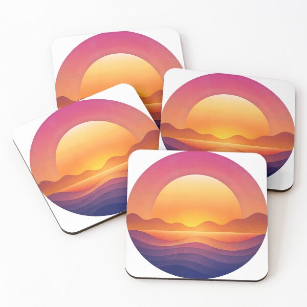 Item preview, A sunset ombre effect designed and sold by dulceguavashop.