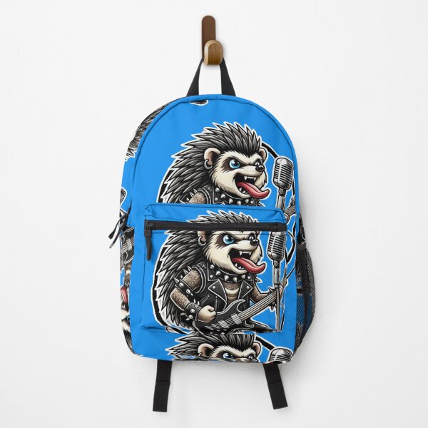 Item preview, Rockstar Hedgehog - Punk Metal Guitarist Animal designed and sold by Nauert's.