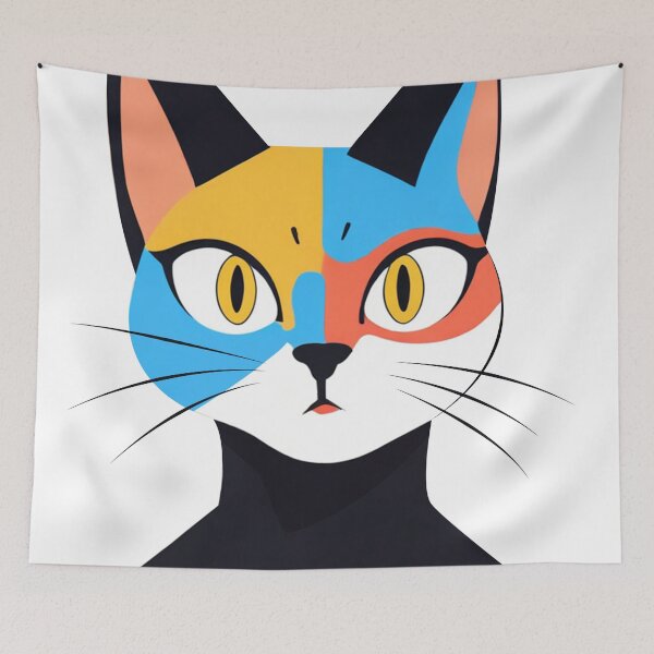 Item preview, Mystical Feline Elegance – Enchanting Cat Wall Art #13 designed and sold by MorningTrends.