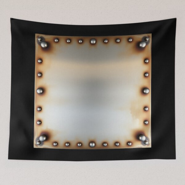 Item preview, Large Steel Plate, Rust, Rivets, Welding designed and sold by Burn-Ego.