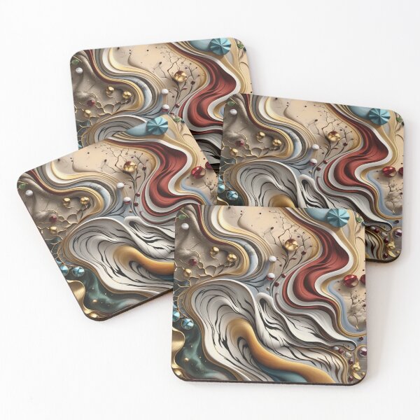 Item preview, Vibrant Abstract Kaleidoscope: Wearable Art for Every Space  designed and sold by nadeem4design.