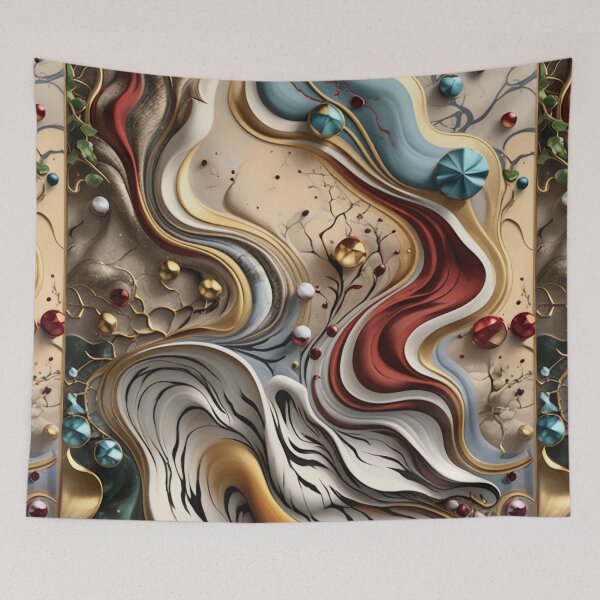 Item preview, Vibrant Abstract Kaleidoscope: Wearable Art for Every Space  designed and sold by nadeem4design.