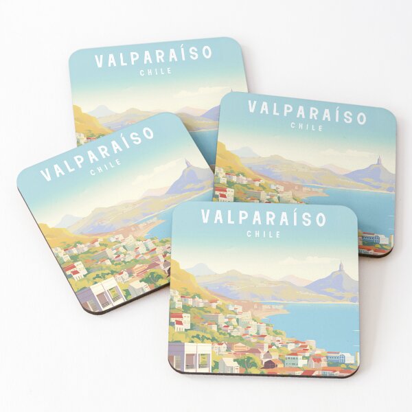 Item preview, Valparaíso Chile Travel Print  designed and sold by Wander-World.
