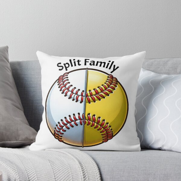 Item preview, Mitad béisbol, mitad softbol Familia dividida designed and sold by Double7Designs.