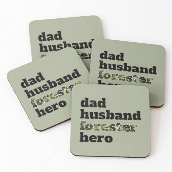 Item preview, Dad, Husband, Forester, Hero: Celebrating the Everyday Hero designed and sold by TheSassyNoble.