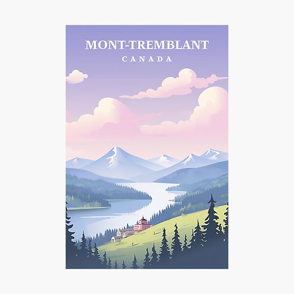 Item preview, Mont-Tremblant Canada Travel Print  designed and sold by Wander-World.