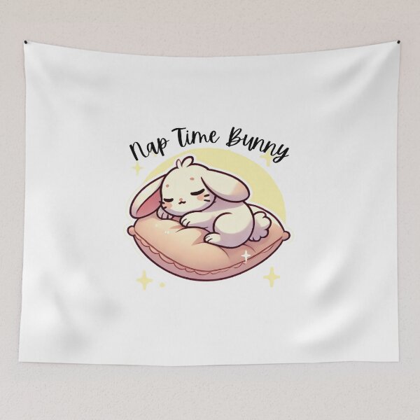 Item preview, Cute Bunny Sleeping designed and sold by Mbk Studios.