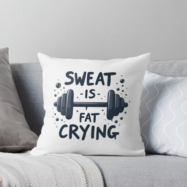 Item preview, Sweat is Fat Crying – Motivational Fitness & Gym Design Perfect Gift designed and sold by D1dymos.