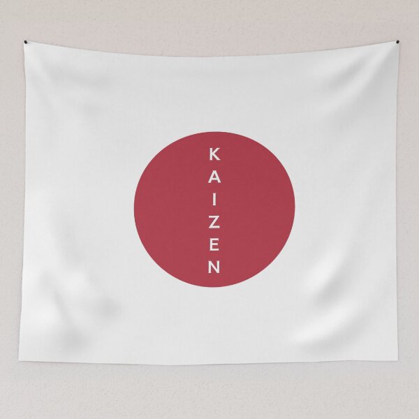 Item preview, Kaizen on red circle designed and sold by JaegerZA.