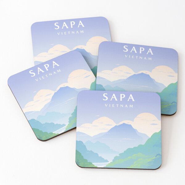 Item preview, Sa Pa Vietnam Travel Print  designed and sold by Wander-World.