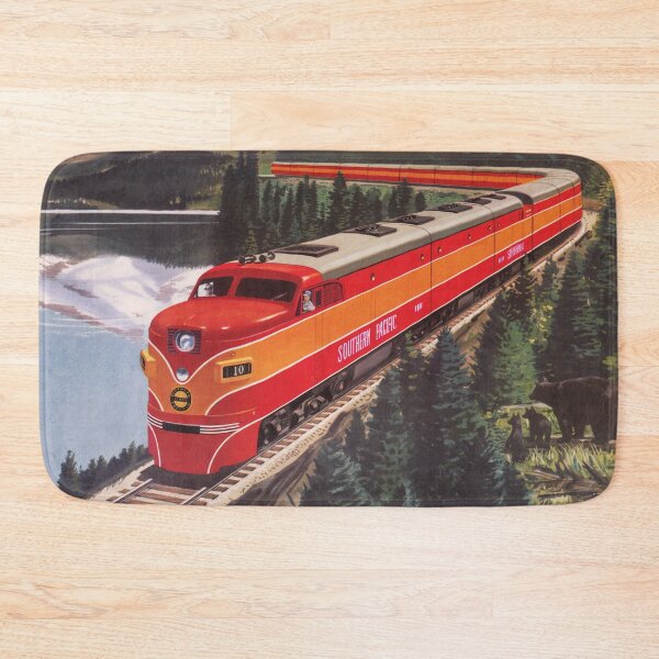 Item preview, Retro Shasta Daylight Train Poster - Portland San Francisco  designed and sold by InnerCitadel.