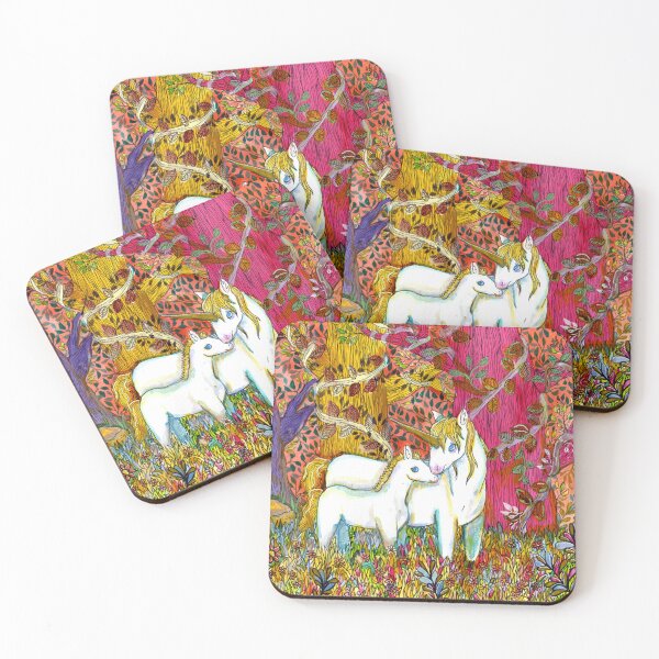 Item preview, Unicorn in the forest and baby designed and sold by EderaCreation.