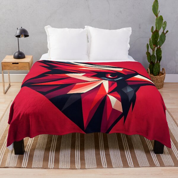 Item preview, Vibrant Geometric Cardinal Bird Art – Bold Modern Design designed and sold by PandaTShirtShop.