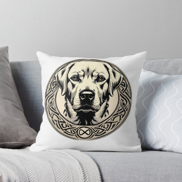 Item preview, Celtic Labrador Retriever Labrador Dog Art Labrador Portrait Labrador Symbol designed and sold by Furry Paw  Prints.