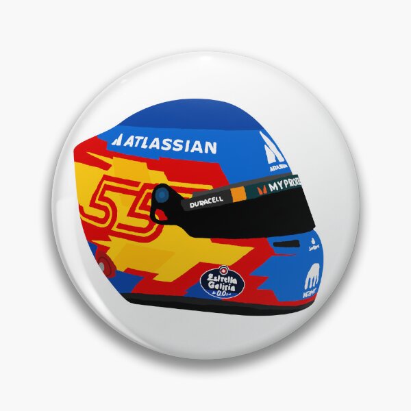 Artikelvorschau, Carlos Sainz Jr. F1-Helm Saison 2025 entworfen und verkauft von thalisons.